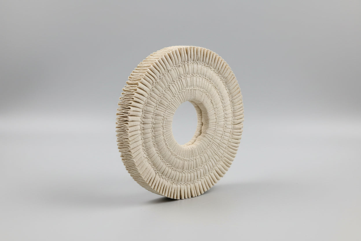 Edgebander-Buffing pads with round hole - id55/od176/t20mm