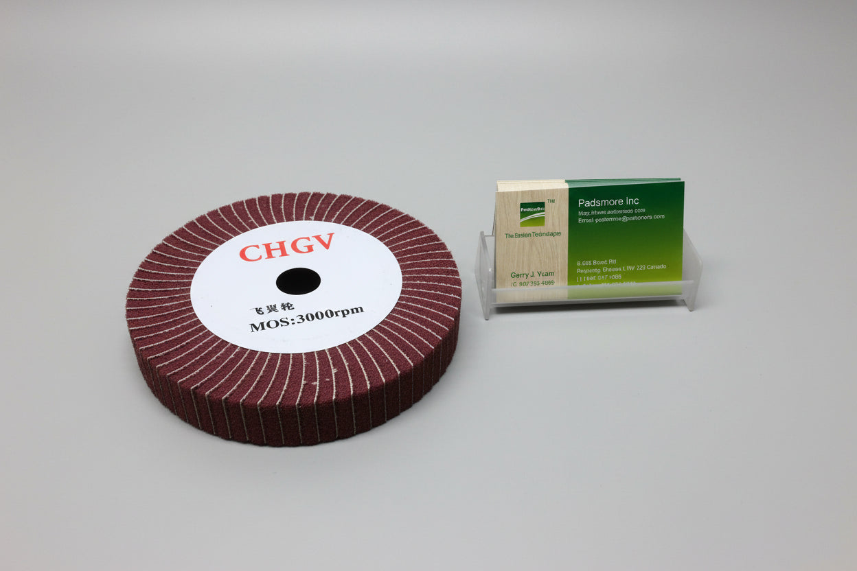 Edgebander-Flap Buffing Pad with round hole - id50/od150/t25mm