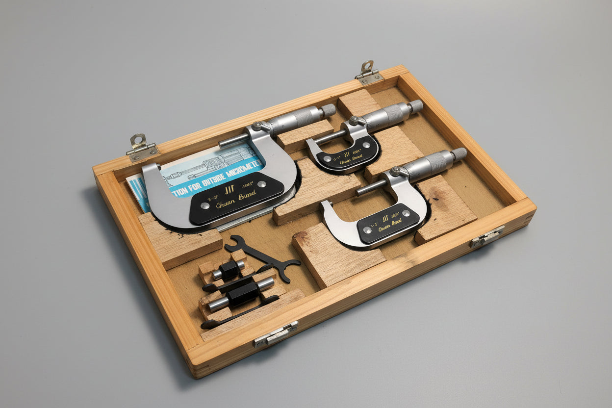 Tool - Outside Micrometer Set  3pcs
