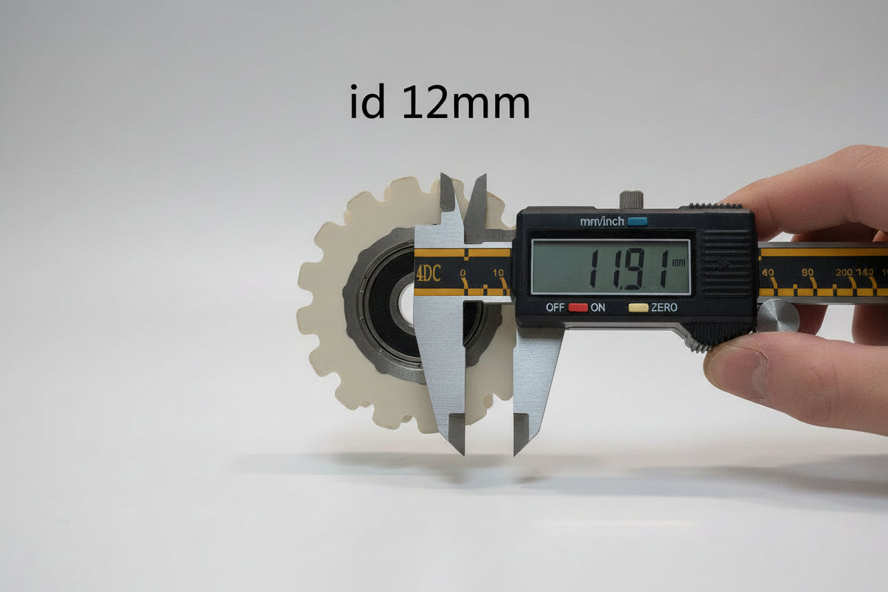 Edgebander-Pressure Roller Gear Type with bearing 12*67*14mm