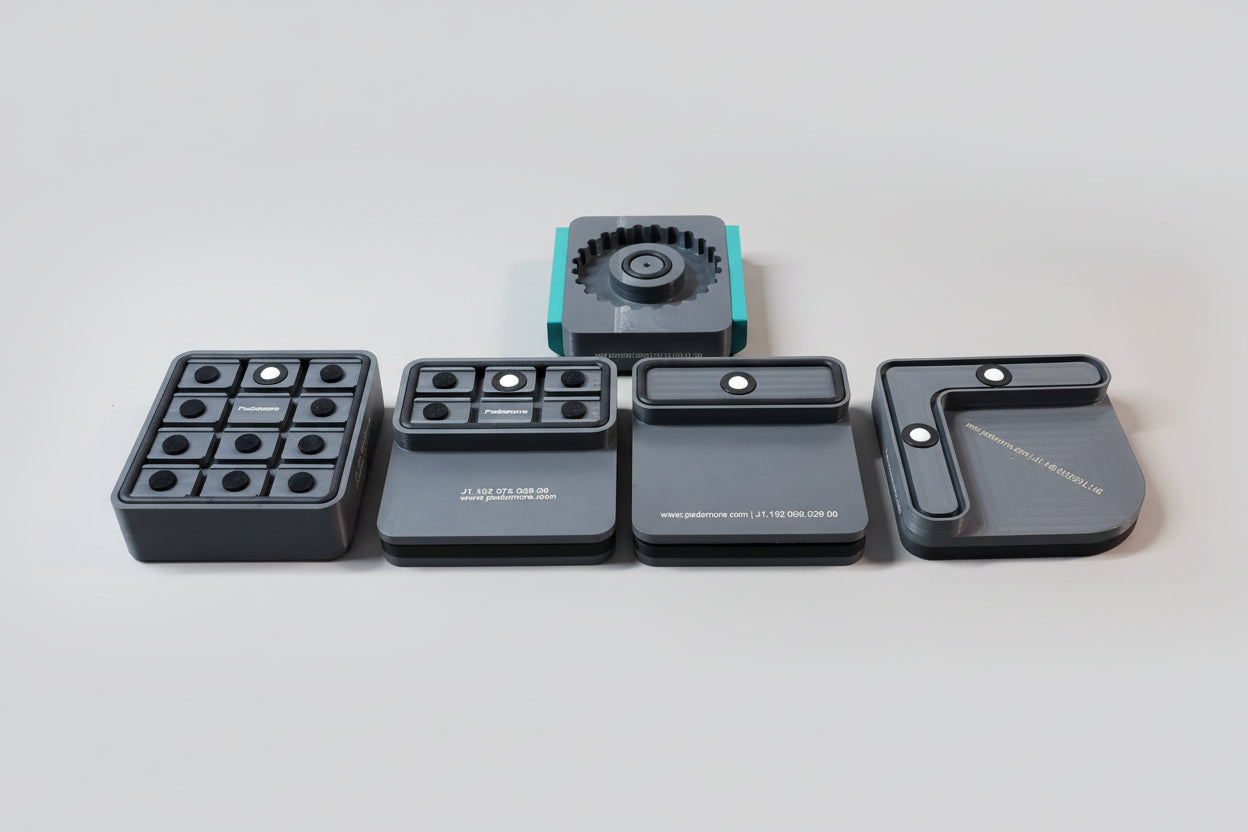 CNC Suction Blocks for circuit systems 132*50 - 50mm height (rotating)