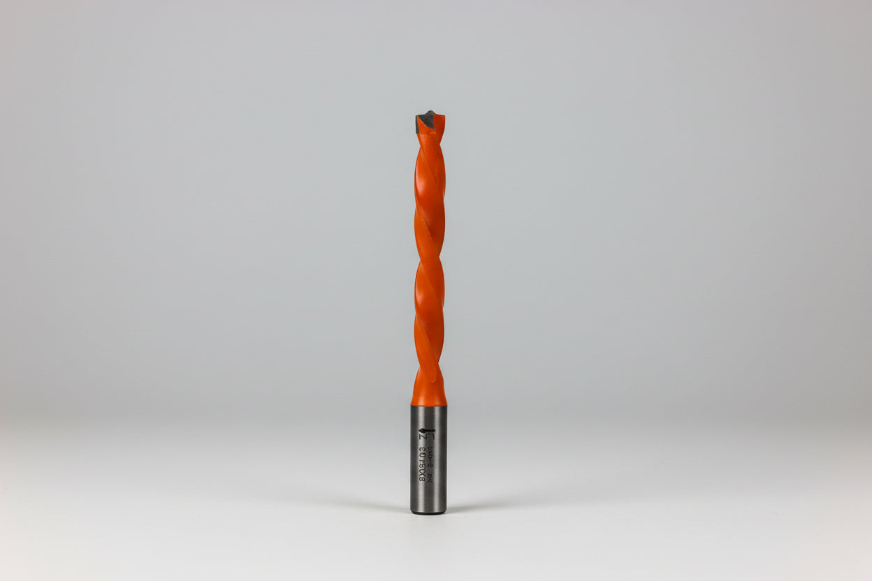 Tool - CMT Extra Long Drill Bit Brad Point 8mm LH - 105mm Long