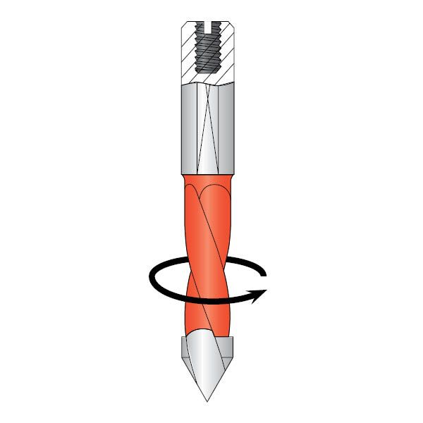 Tool - Drill Bit V Point 5.5*57mm Left Hand