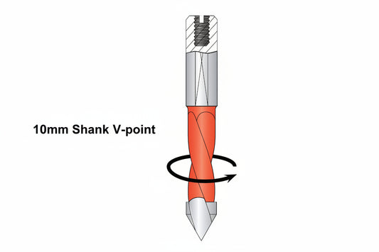 Tool - Drill Bit V Point 5*70mm Left Hand
