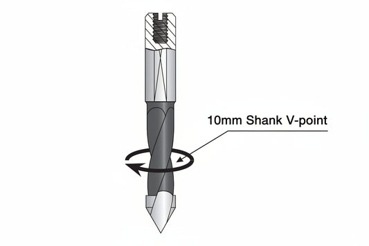 Tool - Drill Bit V Point 5*70mm Right Hand