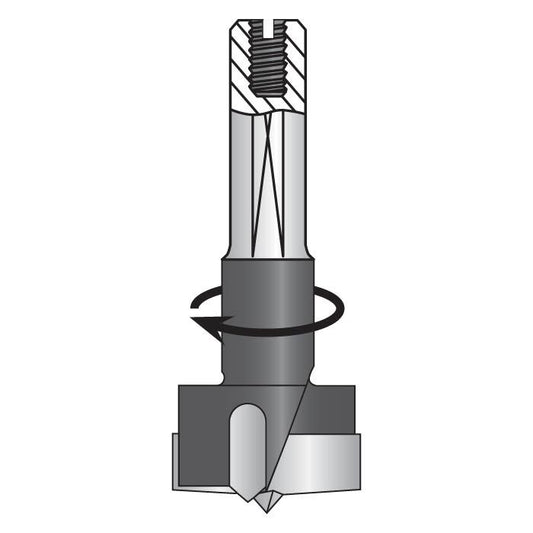 Tool - Hinge Drill Bit  15*57mm Right Hand