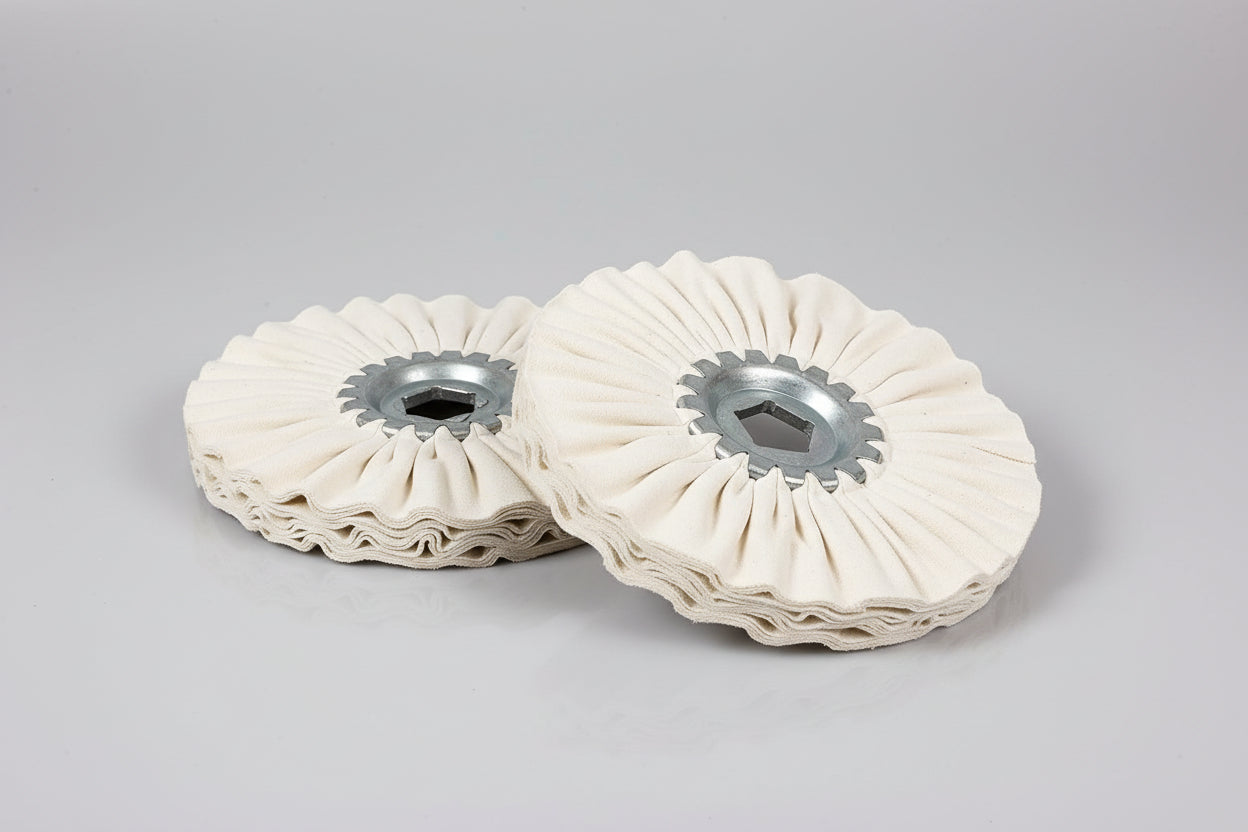 Edgebander-Buffing pads with hex center - id19*od130*t13mm