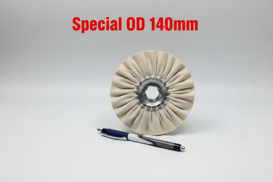 Edgebander-Buffing pads with hex center - id19*od140*t13mm