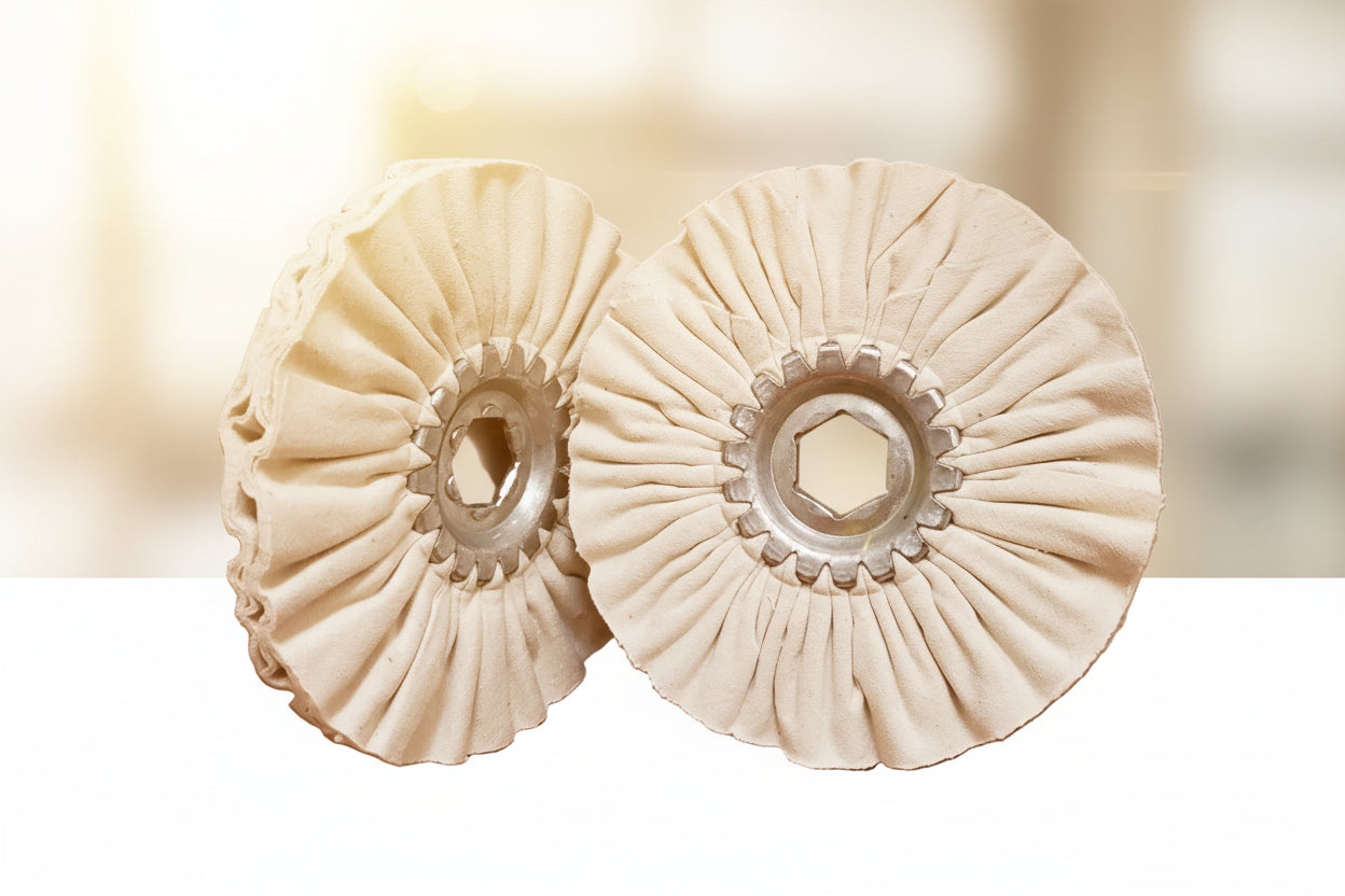 Edgebander-Buffing pads with hex center - id19*od140*t13mm