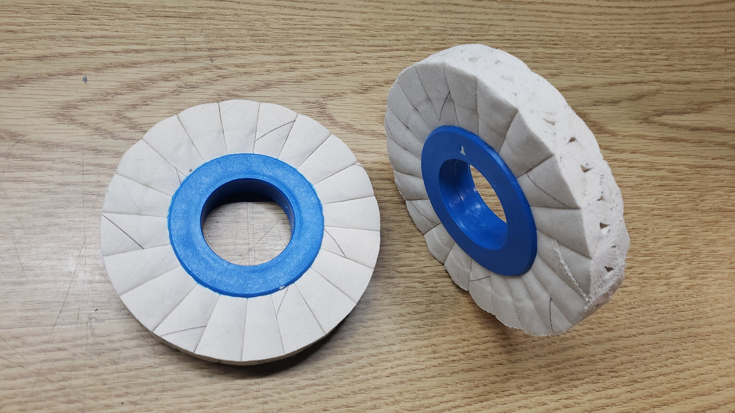 Edgebander-Buffing Pad S Type with round hole - id50/od150/t20mm