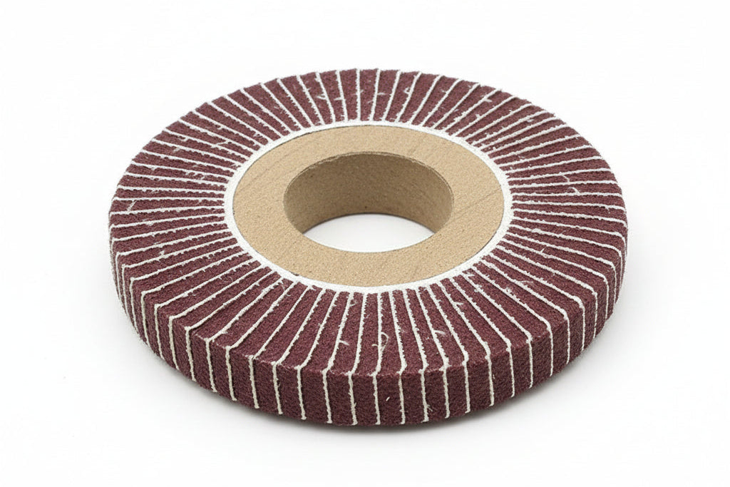 Edgebander-Flap Buffing Pad with round hole - id50/od150/t25mm