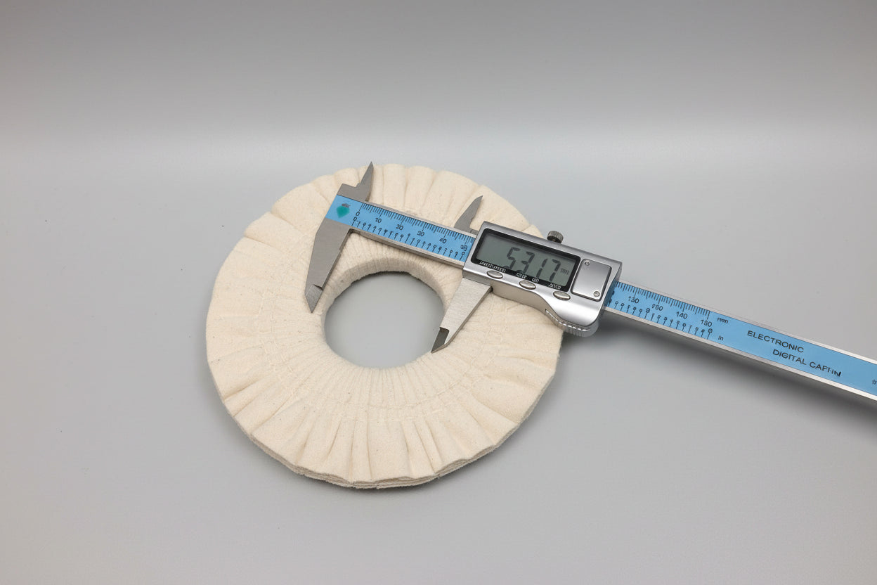 Edgebander-Buffing pads with round hole - id53|od150|t22mm