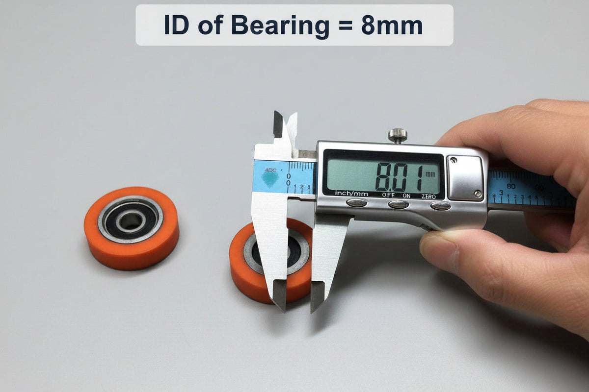 Edgebander - Guide Rubber Roller id08/od37mm/h10mm