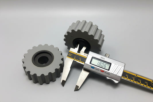 Edgebander- Straight Gear Type Roller 18*69*25mm - id18mm with countersink (Homag)