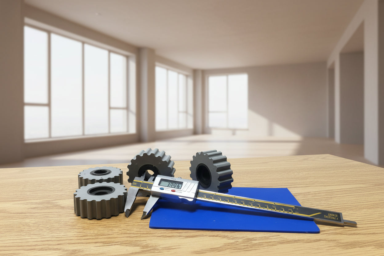 Edgebander- Straight Gear Type Roller 18*69*25mm - id18mm with countersink (Homag)