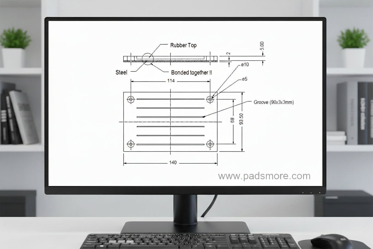 Edgebander-Track Pad 140x93x5mm