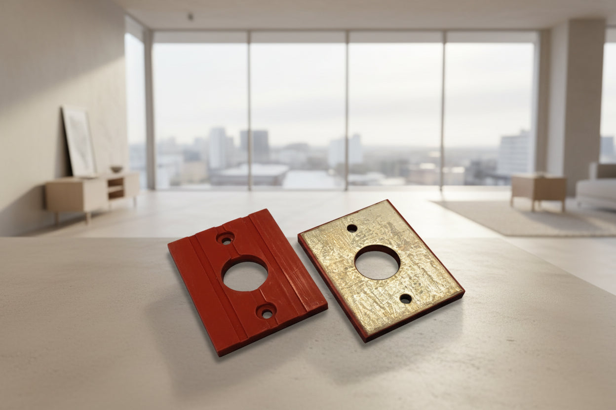 Edgebander-Track Pad 75x60x7mm with center hole
