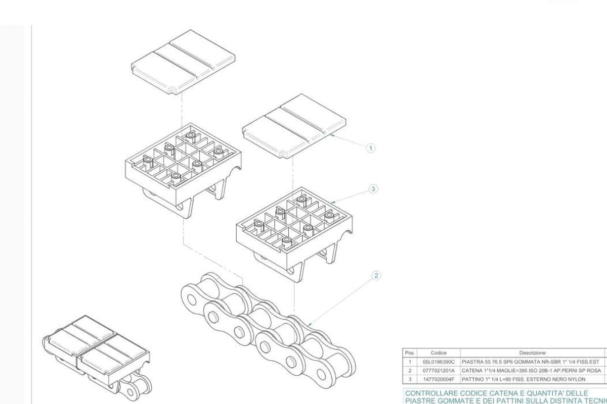Edgebander-Track Pad 79.5x61.6x21mm (SCM)