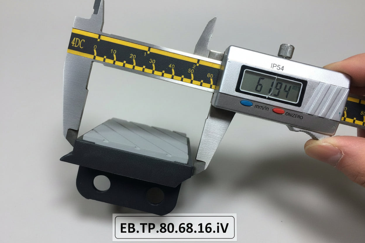 Edgebander-Track Pad 80x68x16mm (Biesse)