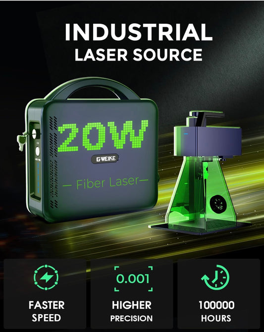 G-Weike Fiber Laser 20W - G2 Pro Retail Package (New)