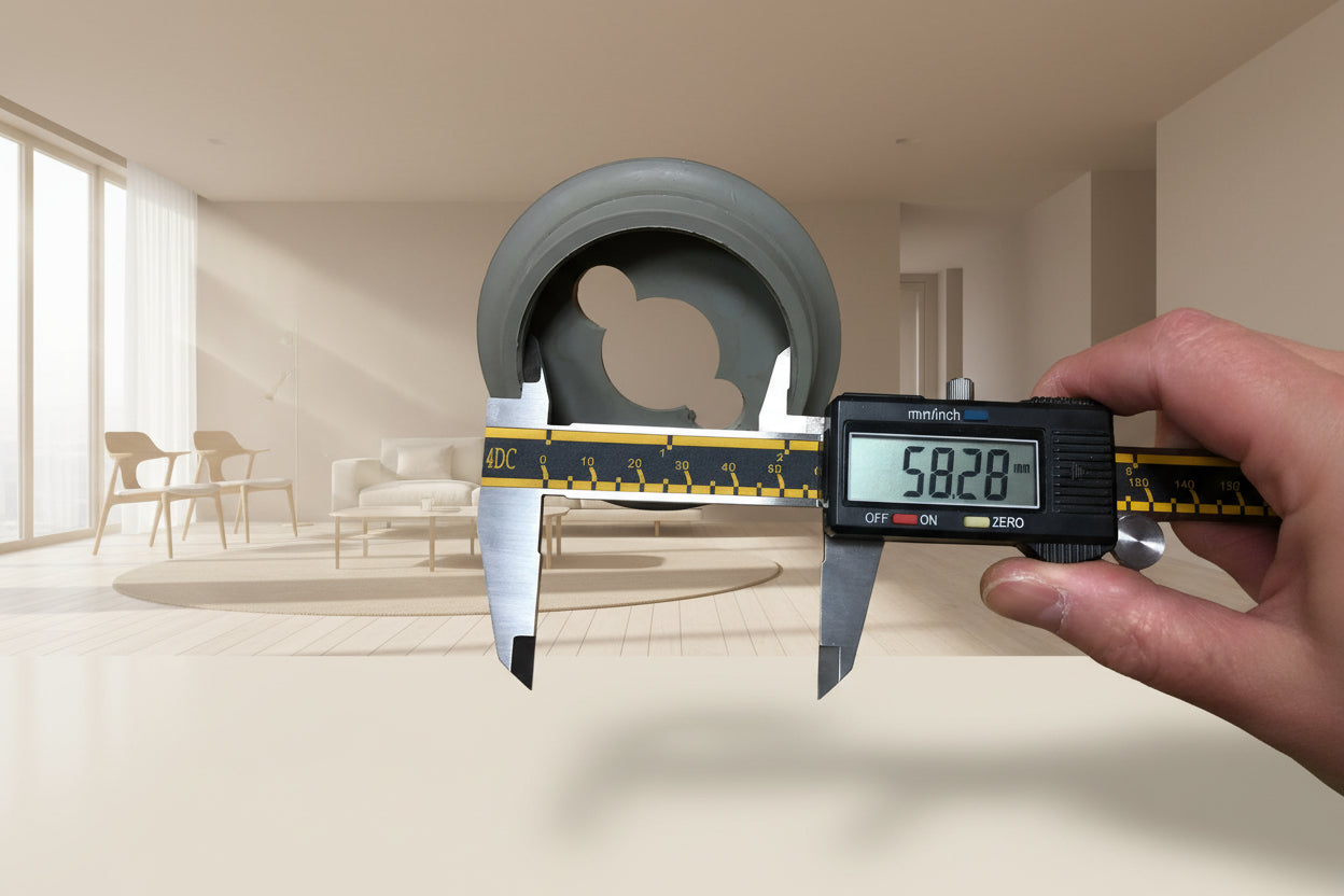 CNC Small Rubber Pod - Round 56/82mm