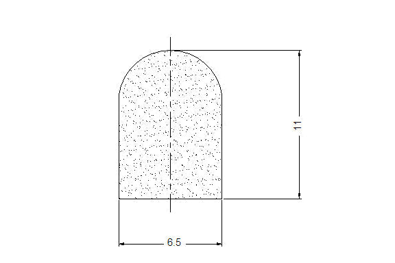 CNC - Gasket D Type 6.5*11mm