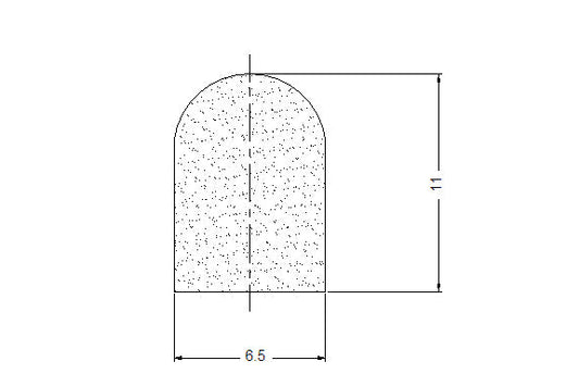 CNC - Gasket D Type 6.5*11mm