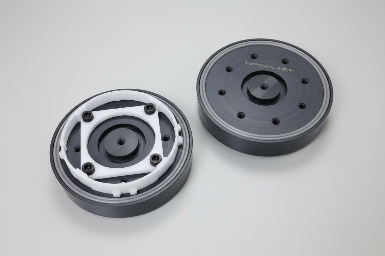 CNC - Round Suction Pad OD 125 - 29mm Height