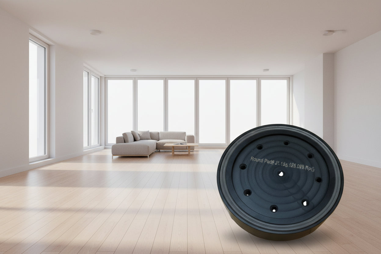 CNC - Round Suction Pad OD 125 - 29mm Height