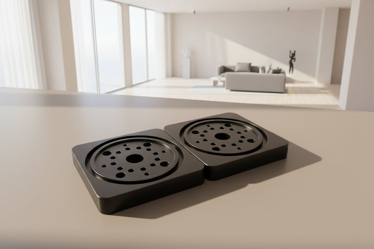CNC - Aluminium Adaptor Plate for Biesse 130*130*19mm