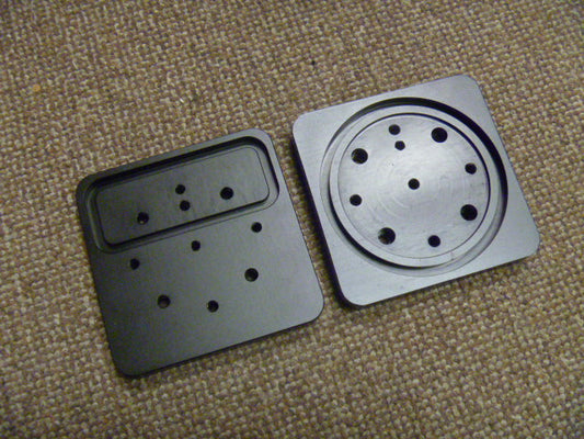 CNC -Aluminum Adaptor Plate (for 48mm Height Biesse Half Pad)