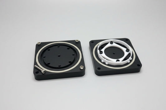 CNC - Aluminium Adaptor Base for Biesse 130*130*19mm (with Lock hole)