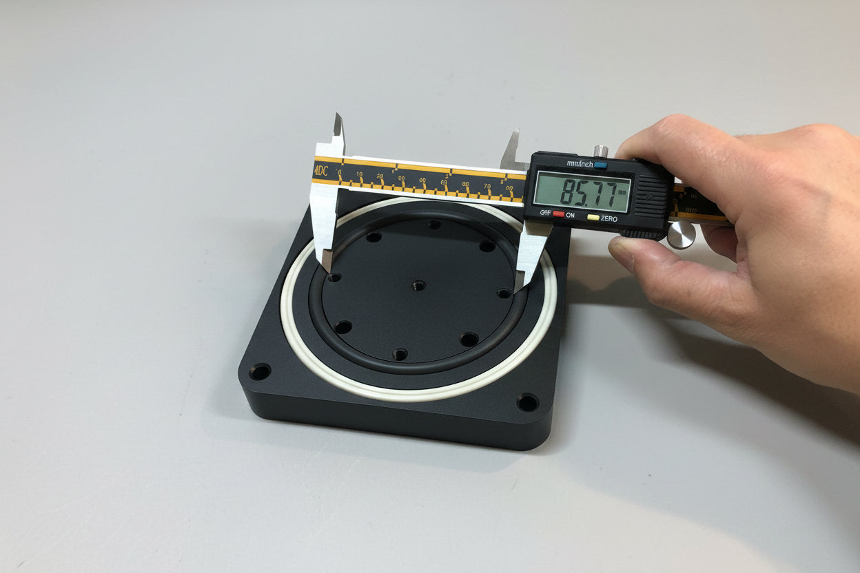 CNC - Aluminium Adaptor Base for Biesse 130*130*19mm (with Lock hole)