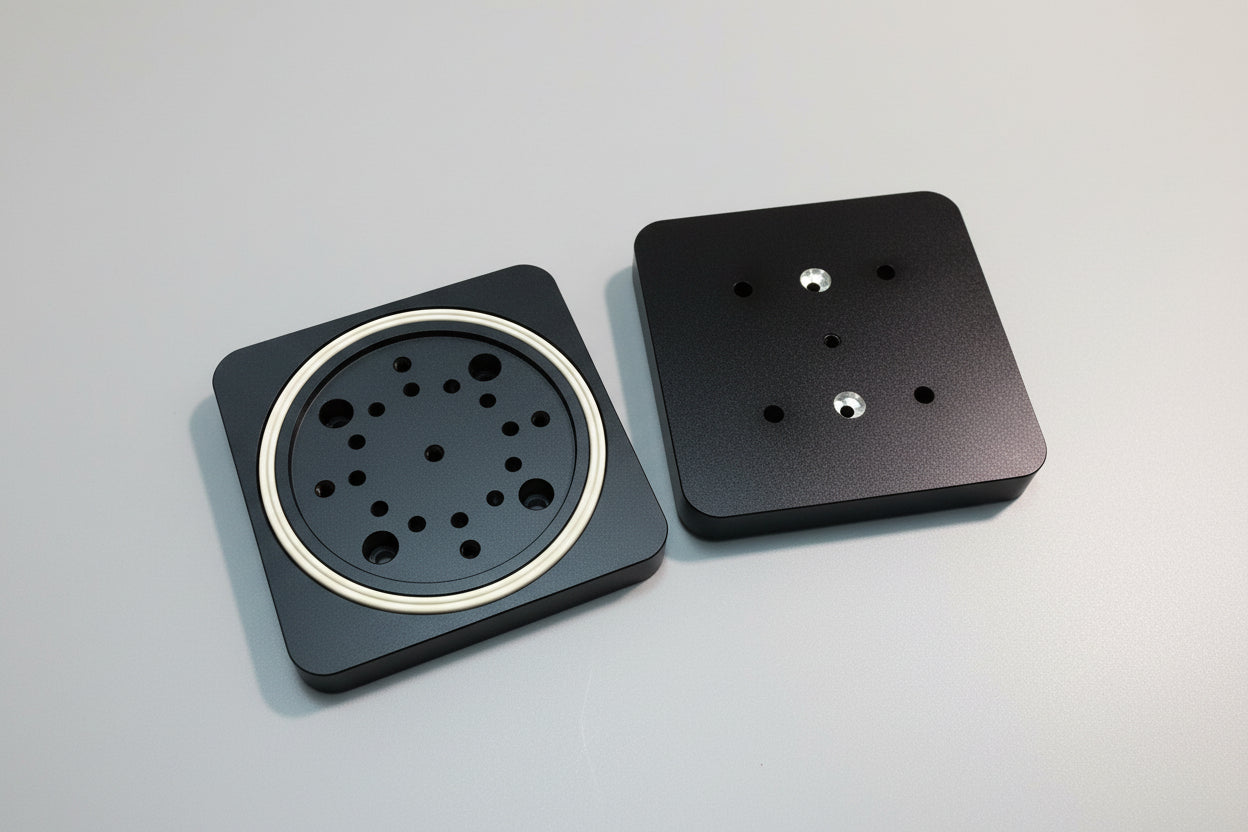 CNC - Aluminium Adaptor Plate for Biesse 130*130*19mm