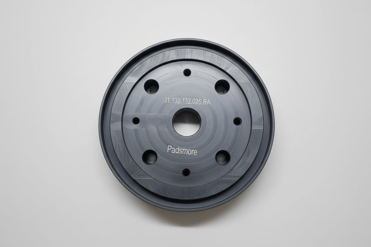CNC - HD PVC Round Adaptor Plate for Biesse 132*132 - 26mm Height