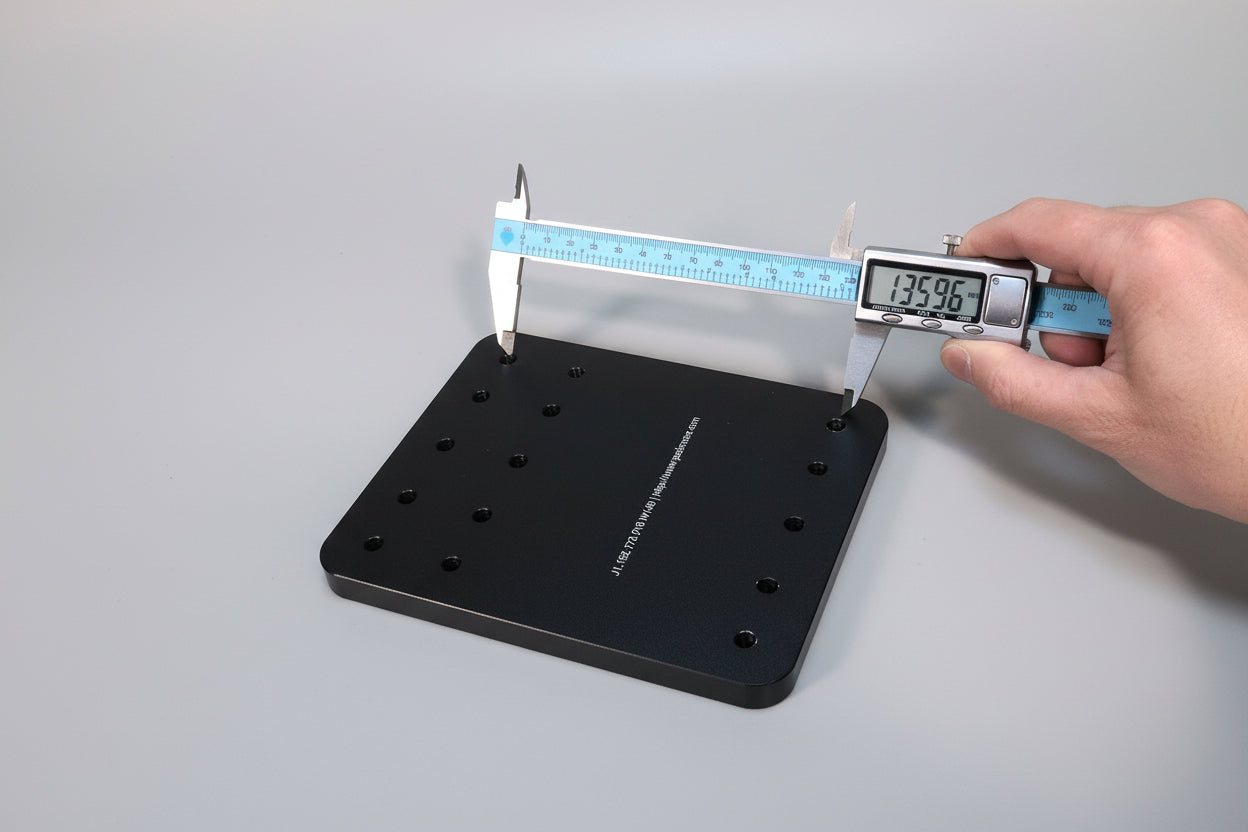 CNC - Dual Adaptor Plate for Biesse 132*170*19mm Aluminium