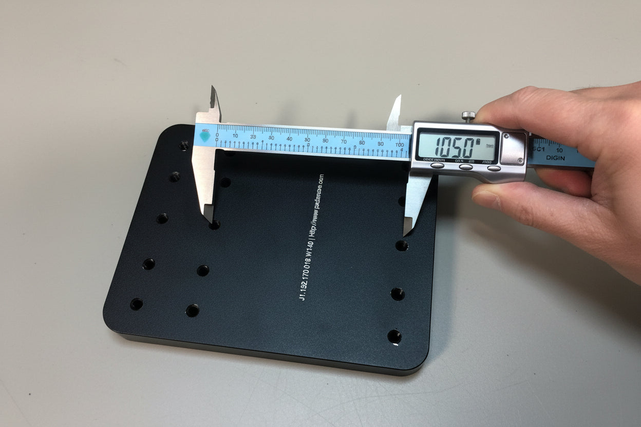CNC - Dual Adaptor Plate for Biesse 132*170*19mm Aluminium
