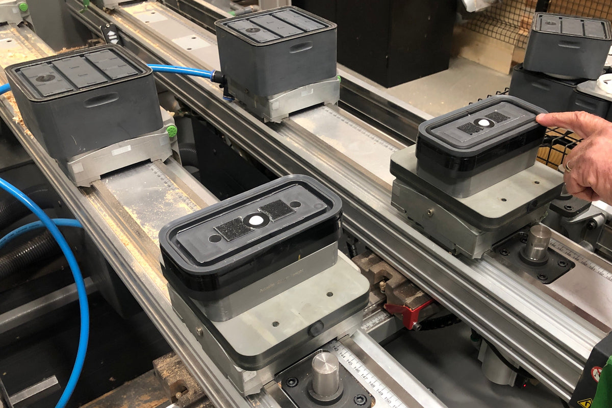 CNC Center Suction Block for Biesse machines 150*75 - 74mm Height (Double Seals)