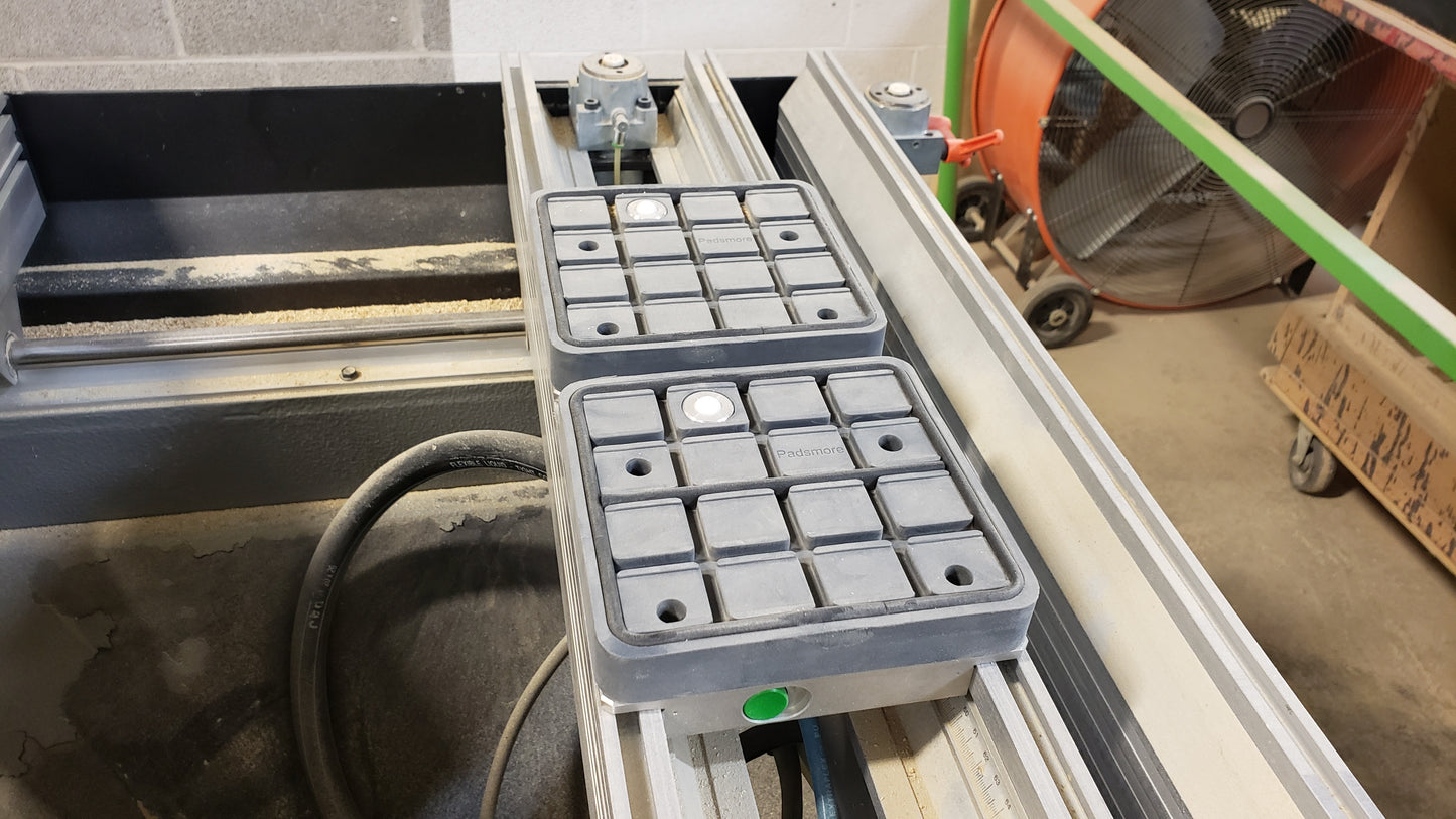 CNC Suction Pad for Biesse machines 160*152 - 24mm Height (Hard Rubber/16 Cells)