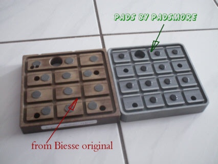 CNC Suction Pad for Biesse machines 160*152 - 24mm Height (HD PVC/16 Cells)