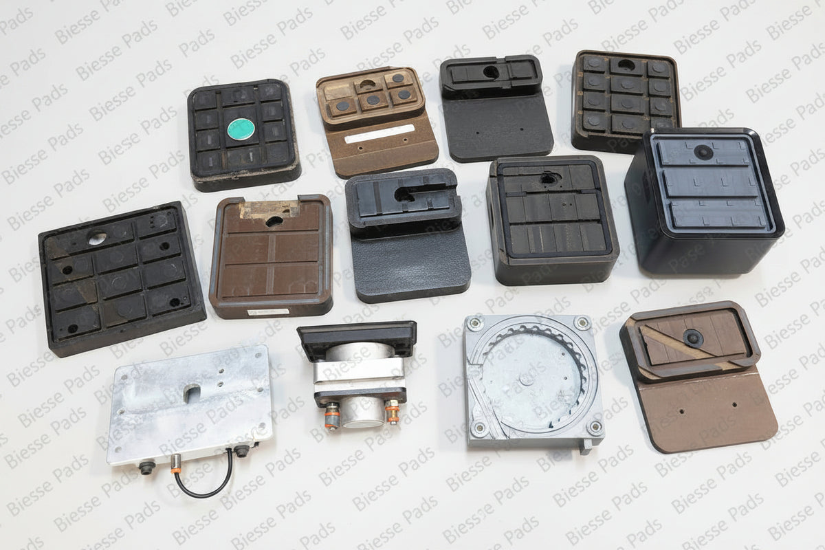 CNC Suction Pad for Biesse machines 160*152 - 24mm Height (Hard Rubber/16 Cells)