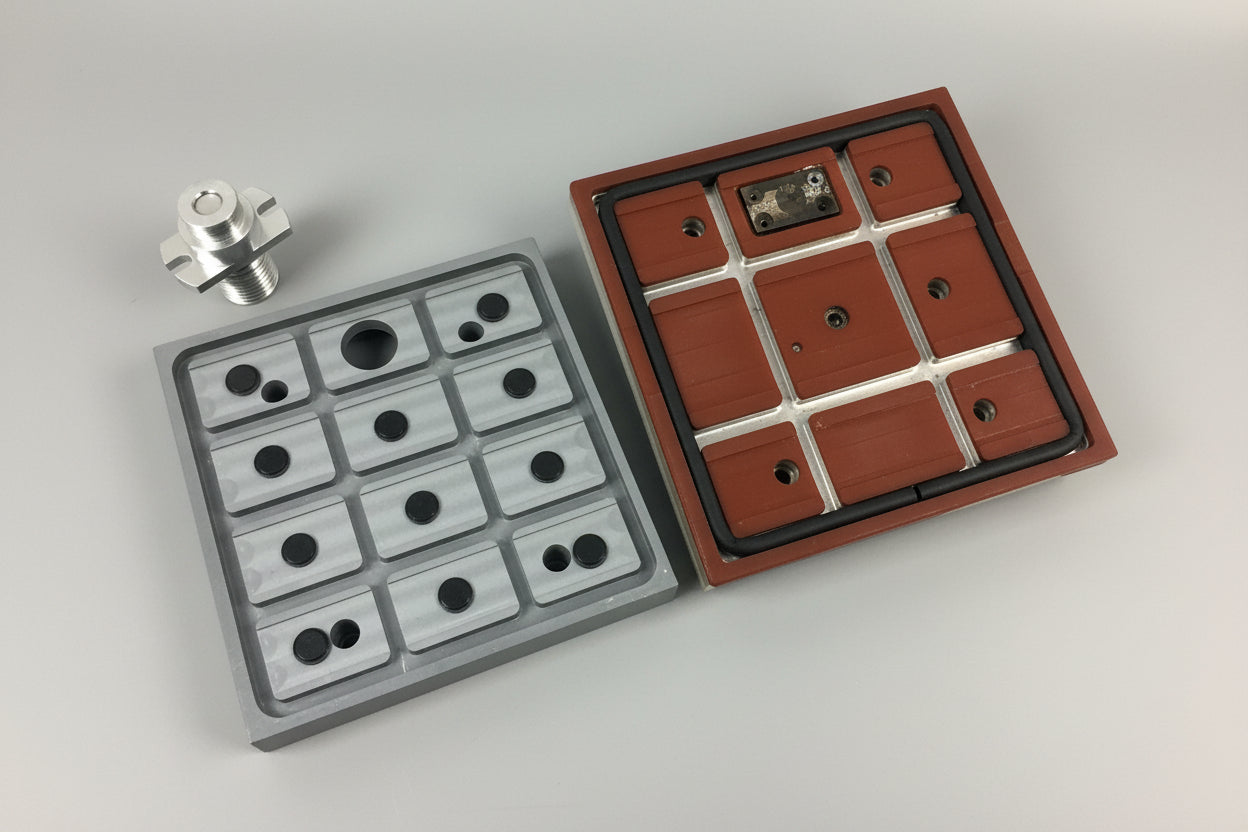CNC Suction Pad for Masterwood machines 160*160 -24mm Height (w/Valve)