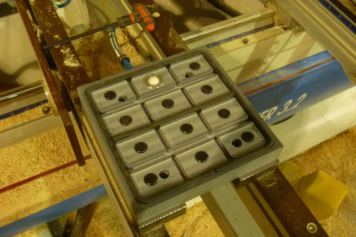 CNC Suction Pad for Masterwood machines 160*160 -24mm Height