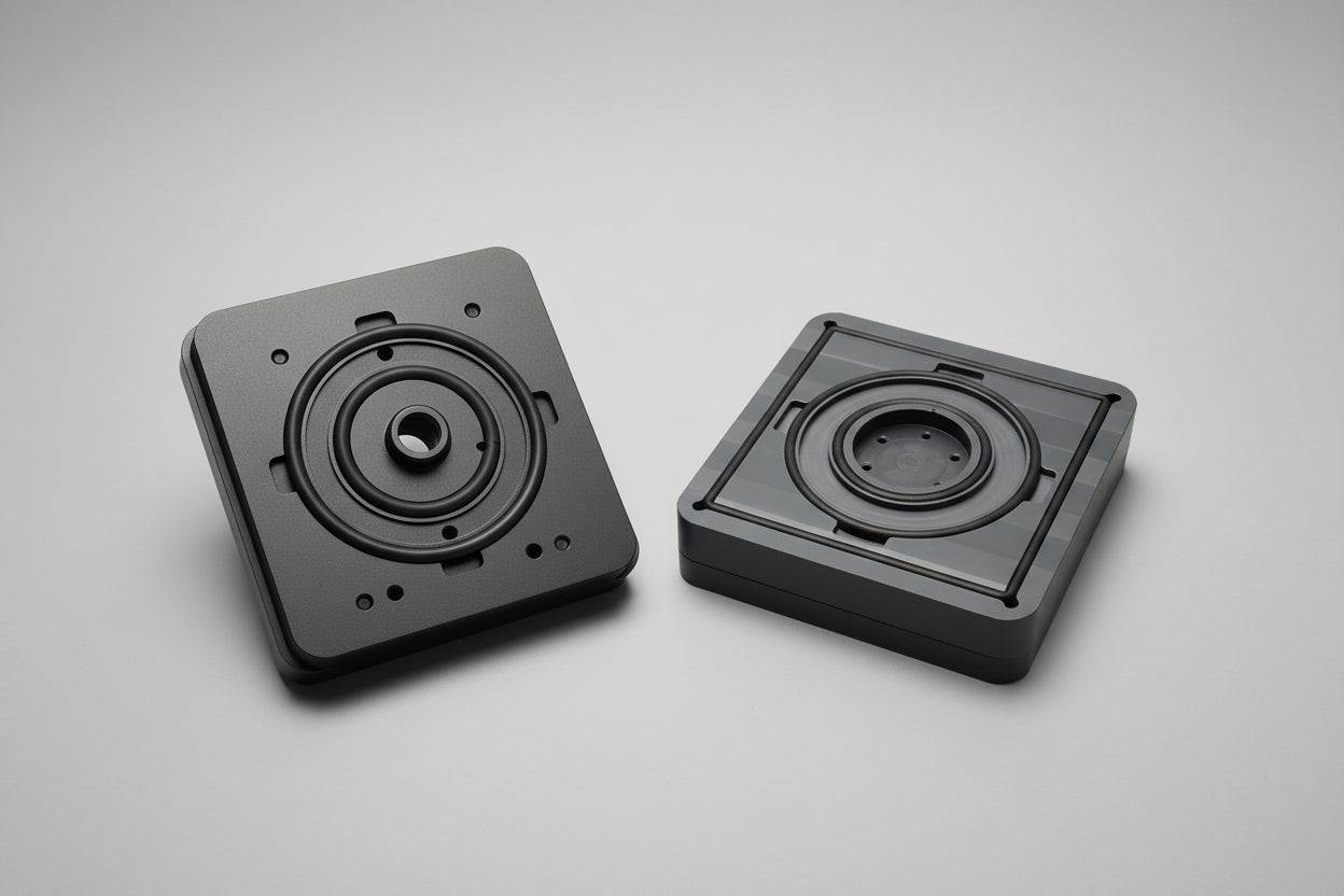 CNC Suction Pad for SCM machines 146*146*25mm Height-with built in clamping base