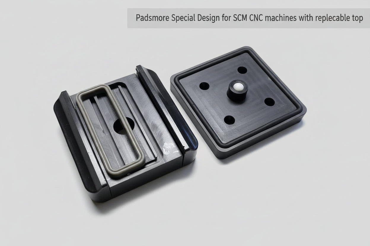 CNC Suction Pad for SCM machines 120*120 -50mm Height