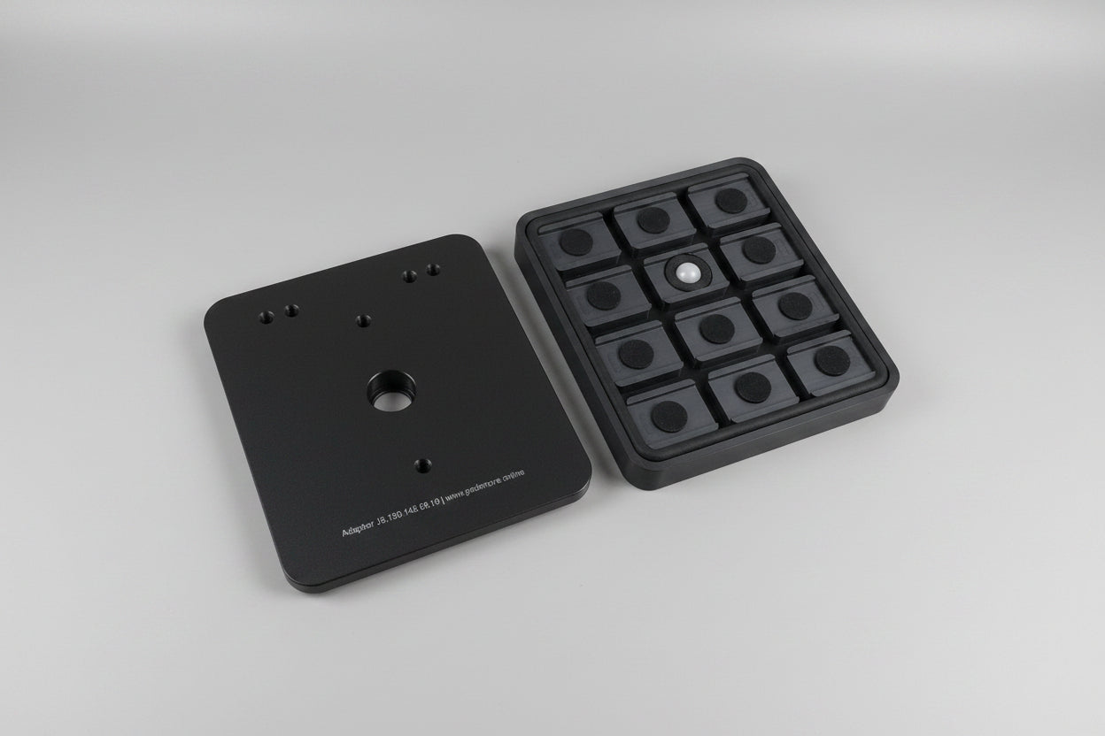 CNC Suction Pad for SCM machines 132*146*25mm Height-with built in clamping base