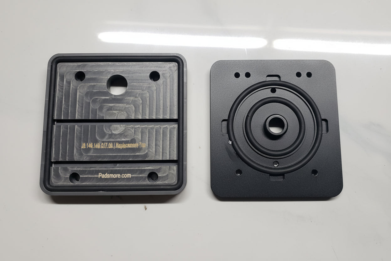 CNC Suction Pad for SCM machines 146*146*25mm Height-with built in clamping base