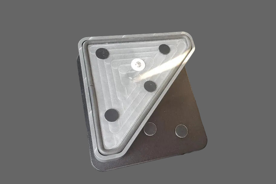 CNC Suction Tri Pad for SCM machines with built in clamping base  - 25mm Height-
