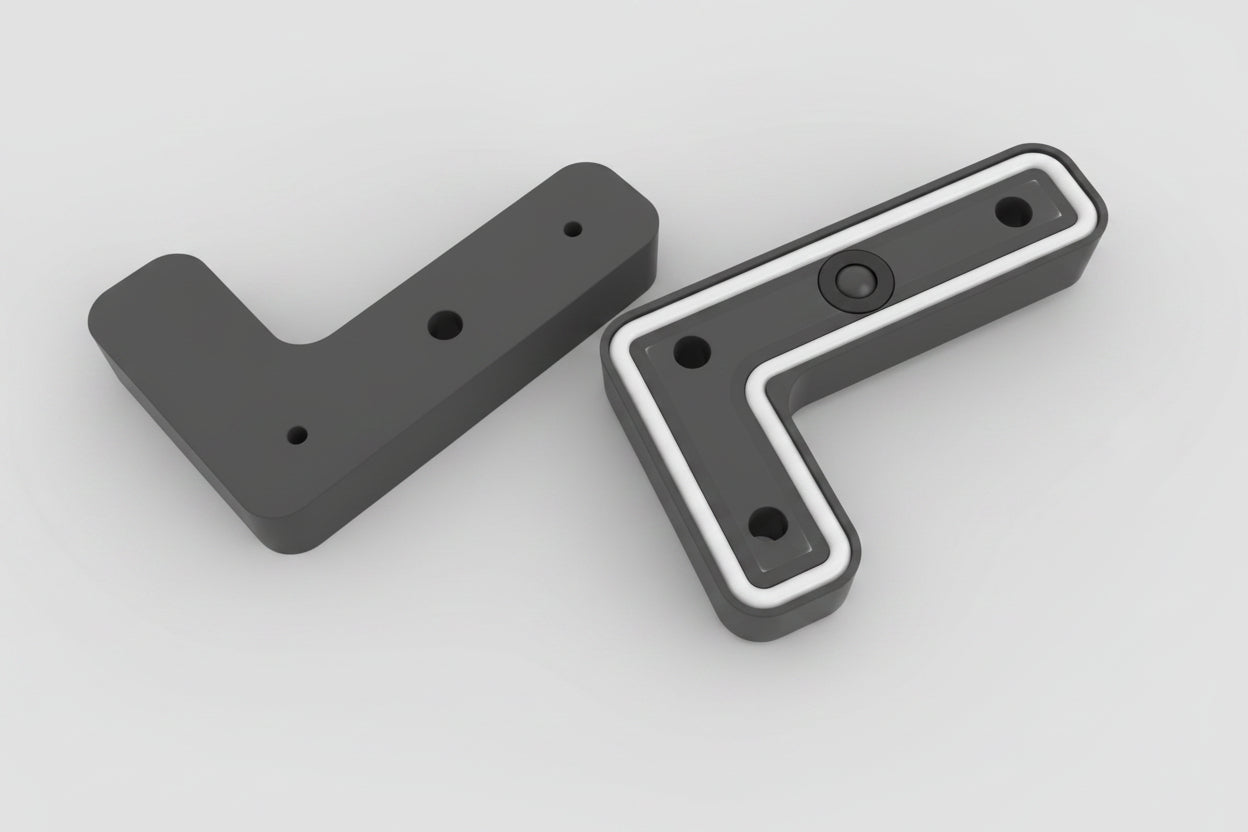 CNC Replacement Top L Pad for Busellato 156*100*24mm (40mm Wide) - Left hand