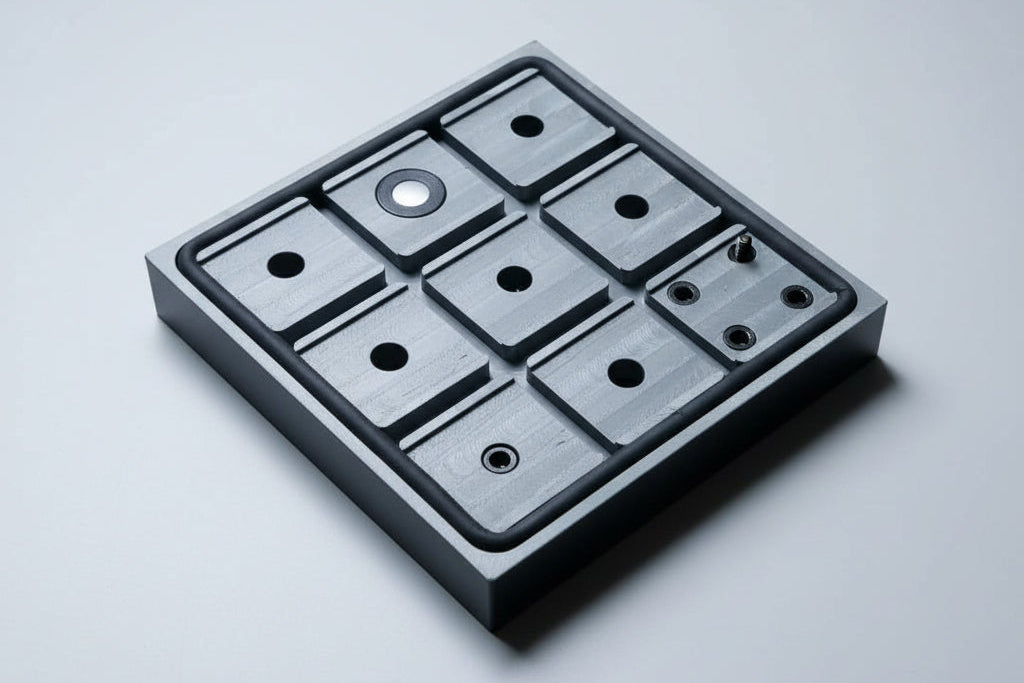 CNC Suction Pad for Busellato 156*156-23mm Height (9 Cells)